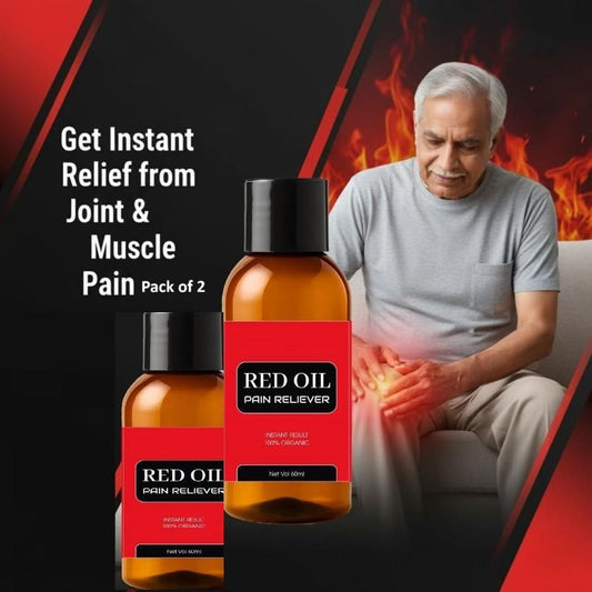 Instant Pain Relief Red Oil 60ml (Pack of 2)